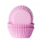 Capsulas Mini Cupcakes lisas de color Rosa para tus elaboraciones en reposteria creativa