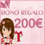Bonos Regalo para compras en todo nuestro catalogo por un importe de 200 Euros