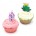 Set Capsulas Cupcakes Princesas con Toppers para reposteria creativa