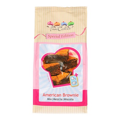 Autentico preparado para Brownie Americano Funcakes especial para reposteria