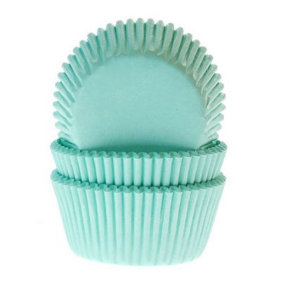 Capsulas Mini Cupcakes color Verde Menta para tus elaboraciones en reposteria creativa