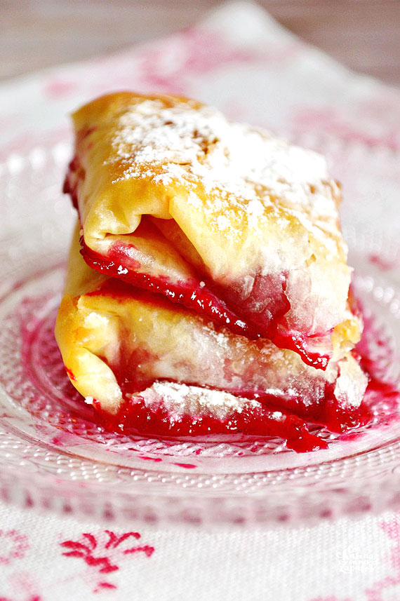 Receta Bocaditos Masa Filo y Frutos Rojos - Club Exclusivo El Escondite de Lola