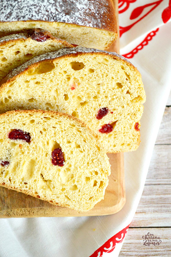 Receta Pan Dulce Arándanos y Vainilla - Club Exclusivo El Escondite de Lola