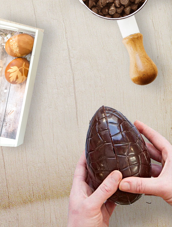 Receta Huevo de Pascua de Chocolate - Club Exclusivo El Escondite de Lola